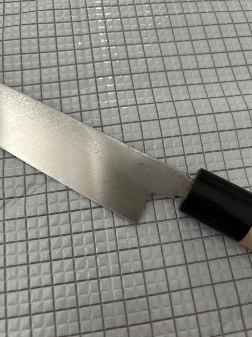 [ぺ様用] 刺身包丁 柳刃包丁 240mm 安来鋼青紙２号 PWCシノギ柄 ②