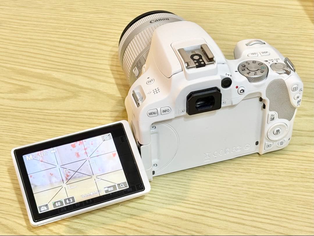 希少ホワイトCanon EOS Kiss X9 レンズ3つセット