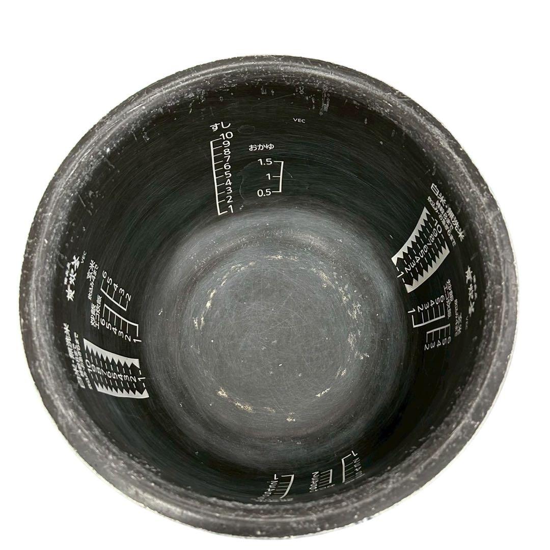 三菱電機 炊飯器 10合 IHジャー NJ-VEC18-H 2021年製 炭炊釜