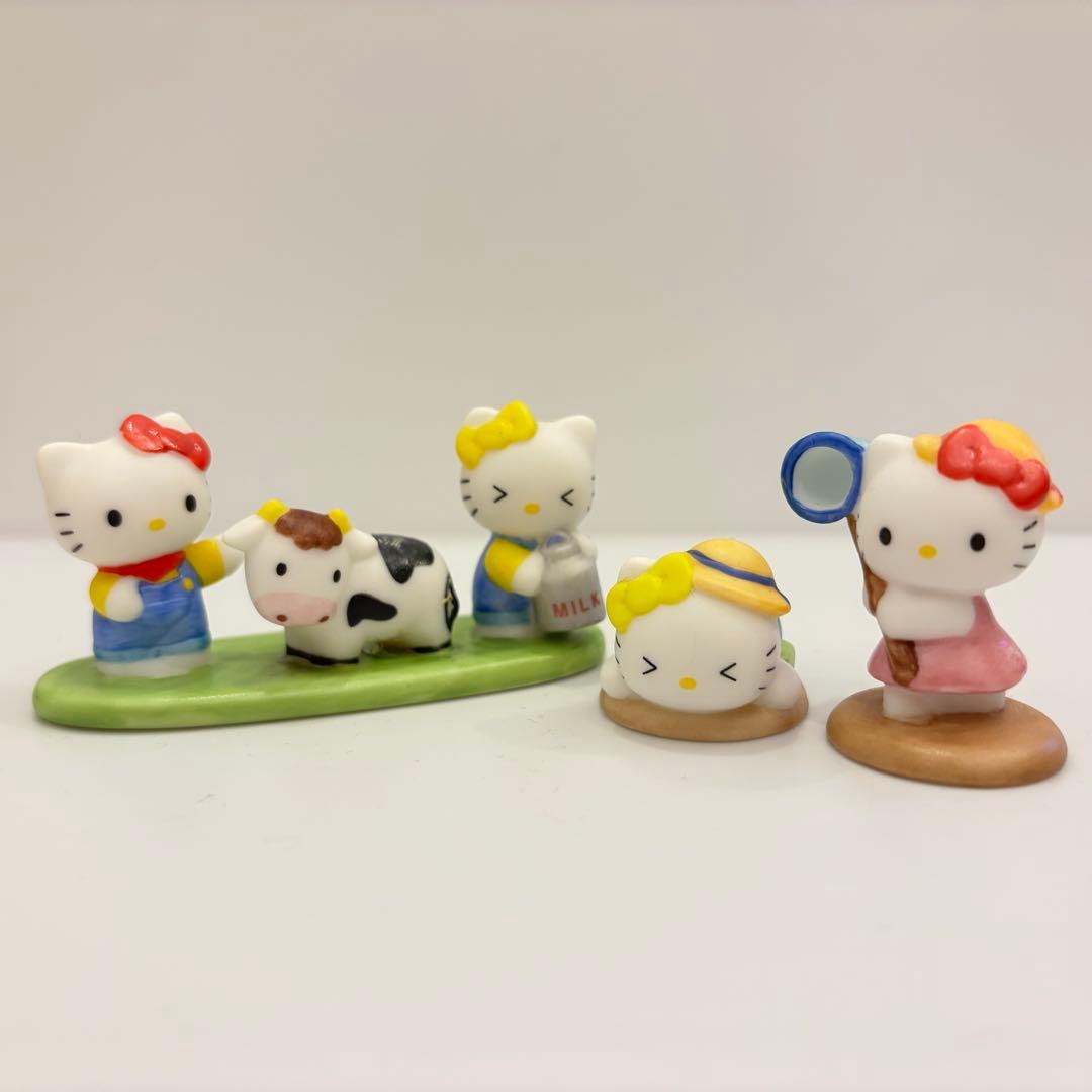 ハローキティ 千趣会 マンスリー 陶器製 ミニフィギュアセット