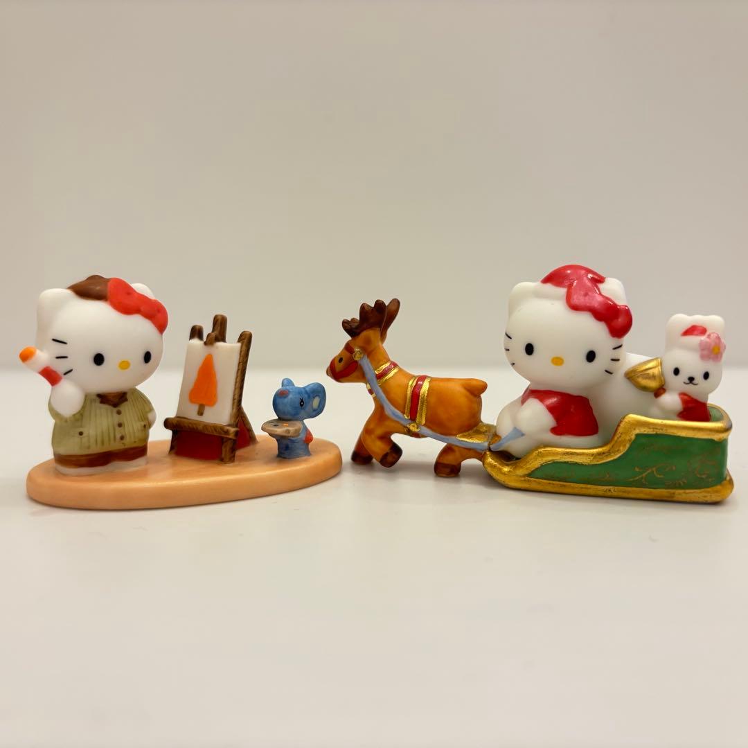 ハローキティ 千趣会 マンスリー 陶器製 ミニフィギュアセット