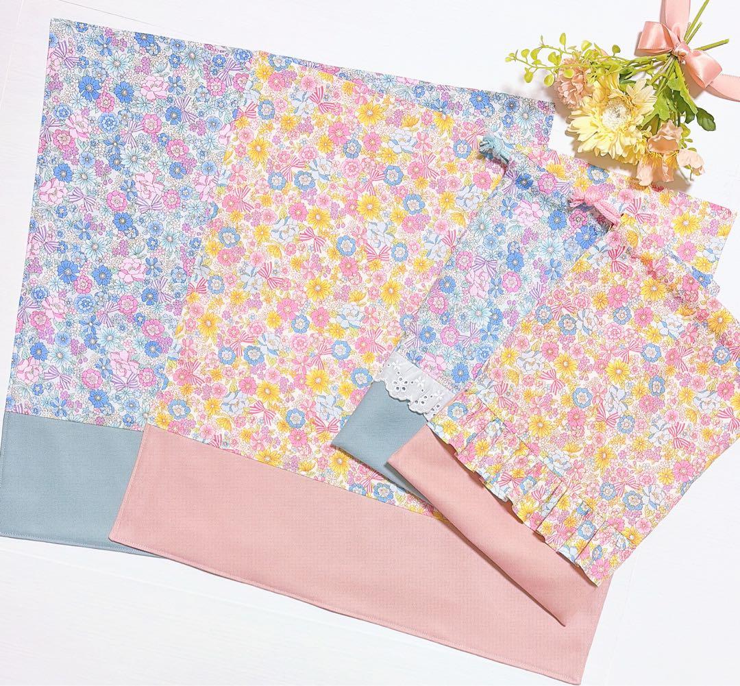 オーダーページ　レッスンバッグ　上履き入れ　体操服袋　ハンドメイド　入園入学