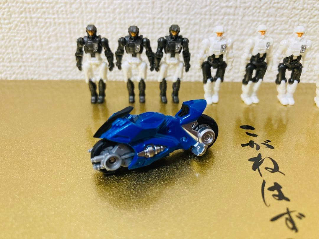 ダイアクロン：ダイアバトルスV2 宇宙機動タイプ/ダイアクロン隊員×9体＆バイク