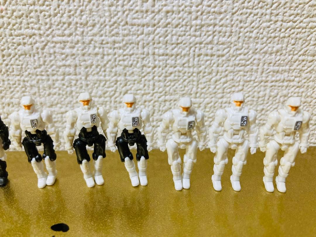 ダイアクロン：ダイアバトルスV2 宇宙機動タイプ/ダイアクロン隊員×9体＆バイク