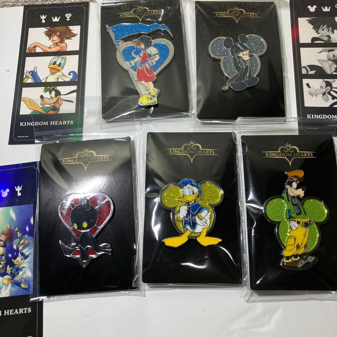 キングダムハーツ ロフト ピンズ 全5種類セット　ソラ　シャドウ　ピンバッジ