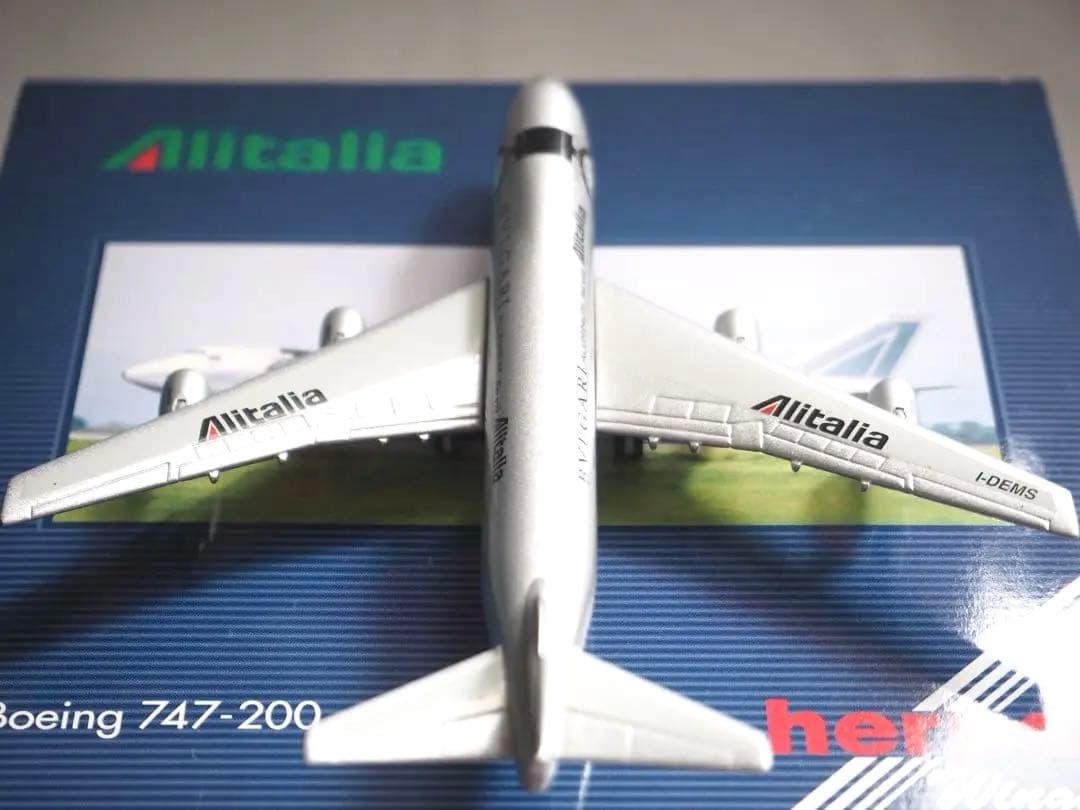 herpa アリタリア航空 1/500 B747-200 Bulgari塗装