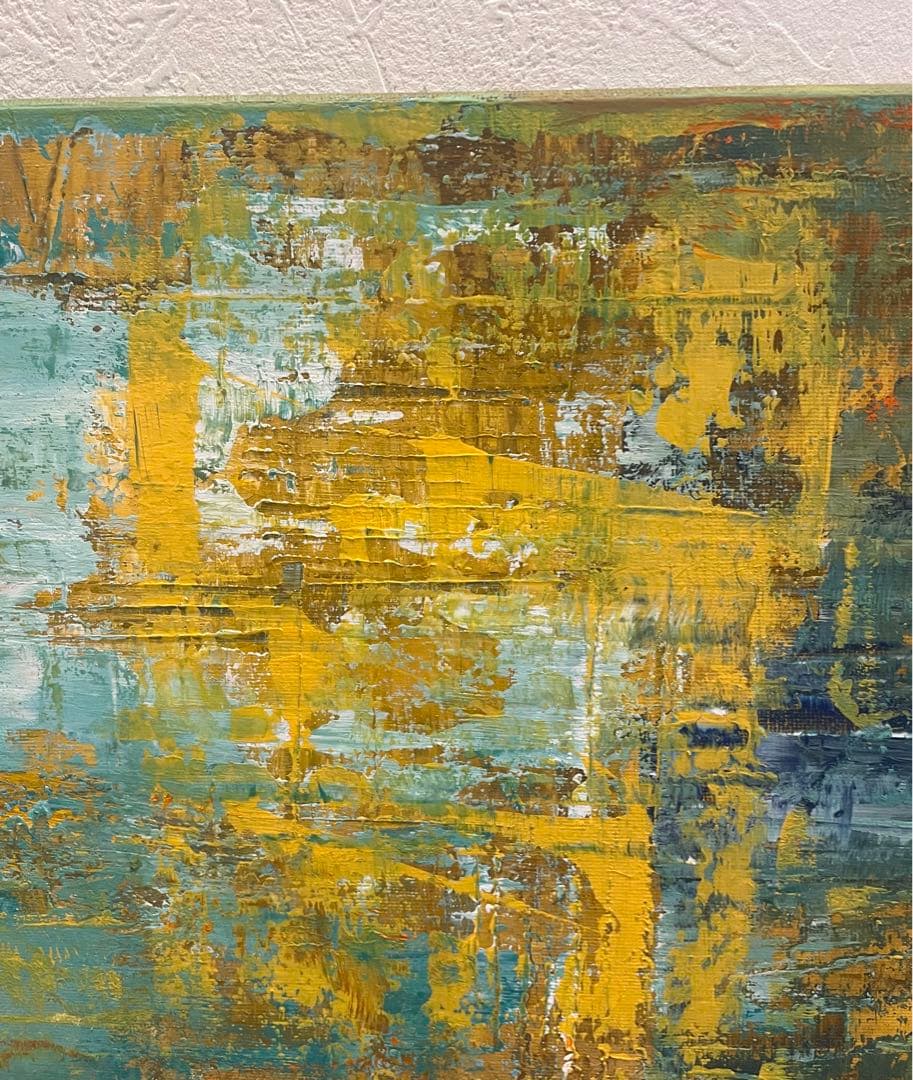 246 抽象画 アクリル画 アート 原画 北欧 キャンバスボード F6