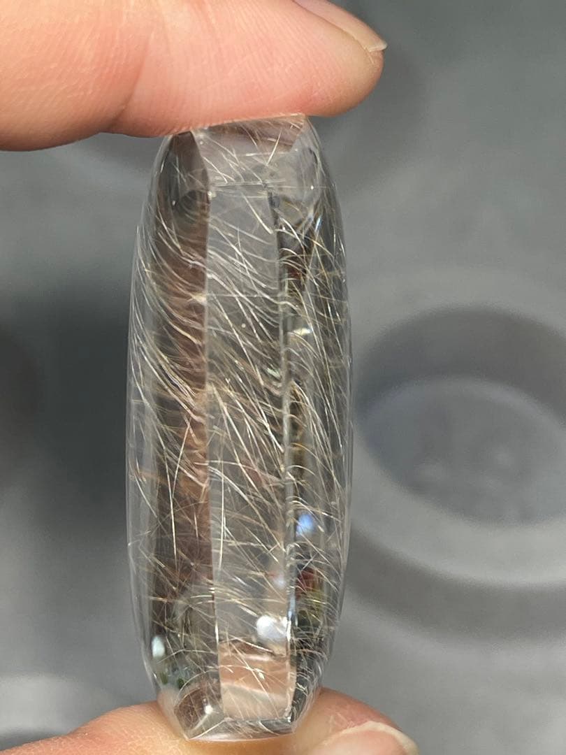 高品質　高透明^_^ ルチル　水晶　原石 トップ