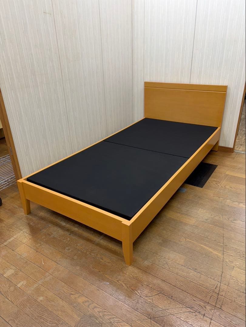 シングルベッド フレーム マットレス シンプルフレーム 枠付き