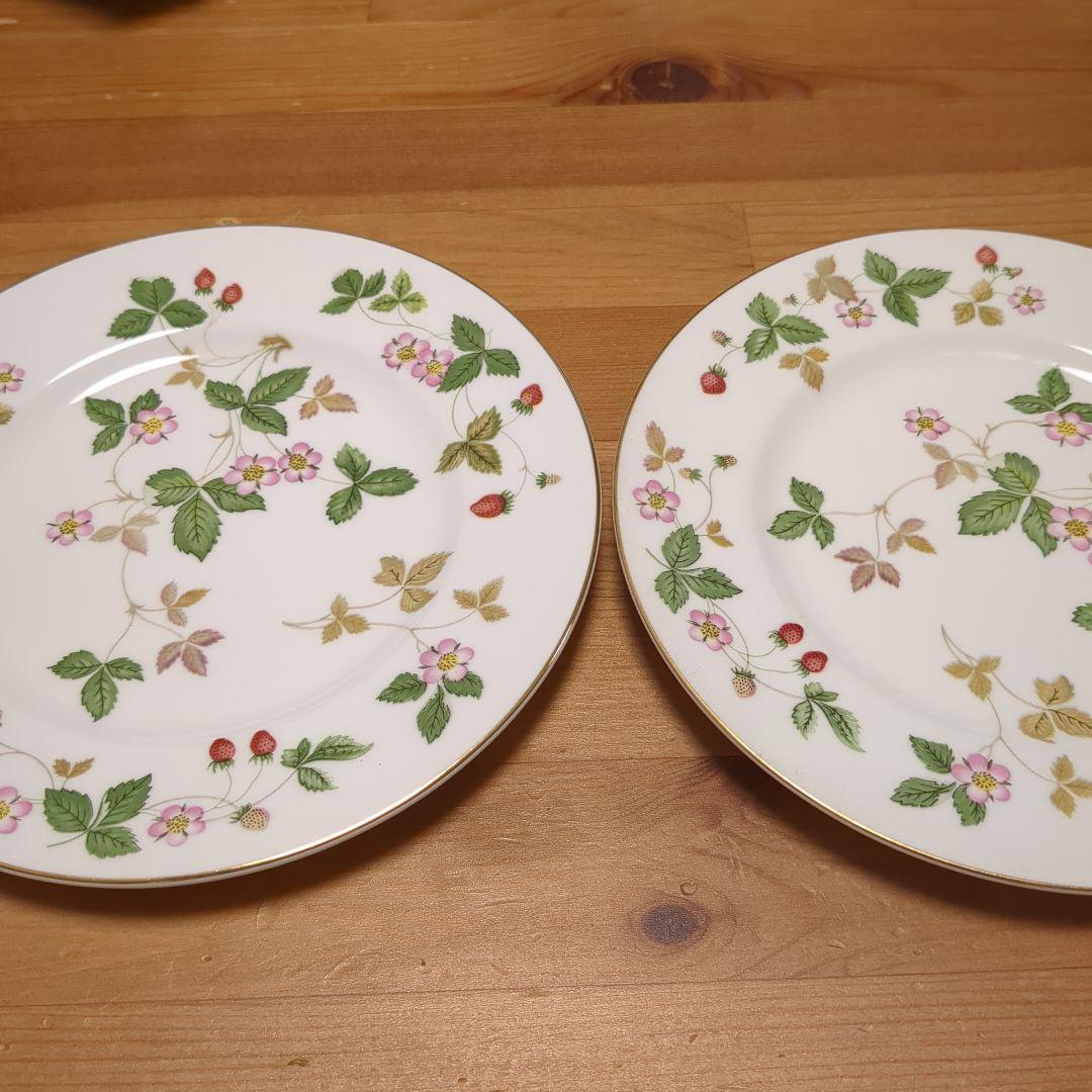  Wild Strawberry 皿 2枚セット