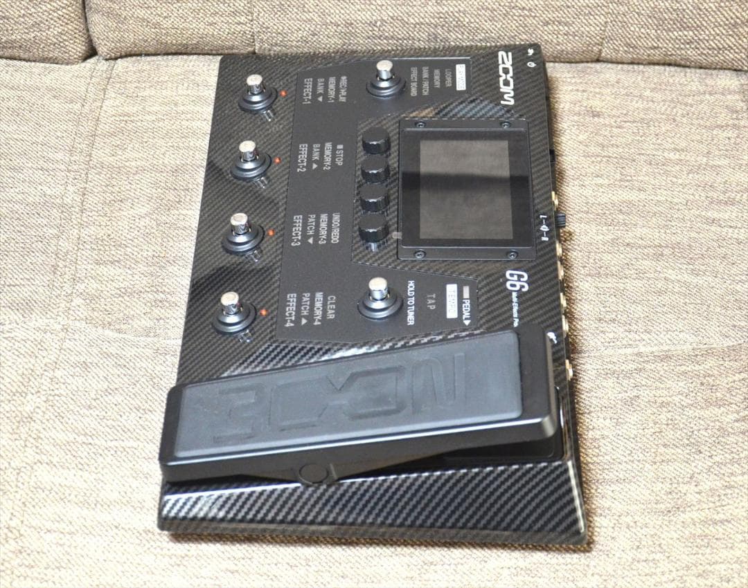 ZOOM G6 マルチエフェクター 美品 2025年購入 ケース付