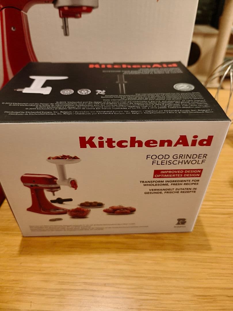 KitchenAid スタンドミキサー 9KSM160FGA 4.8L レッド