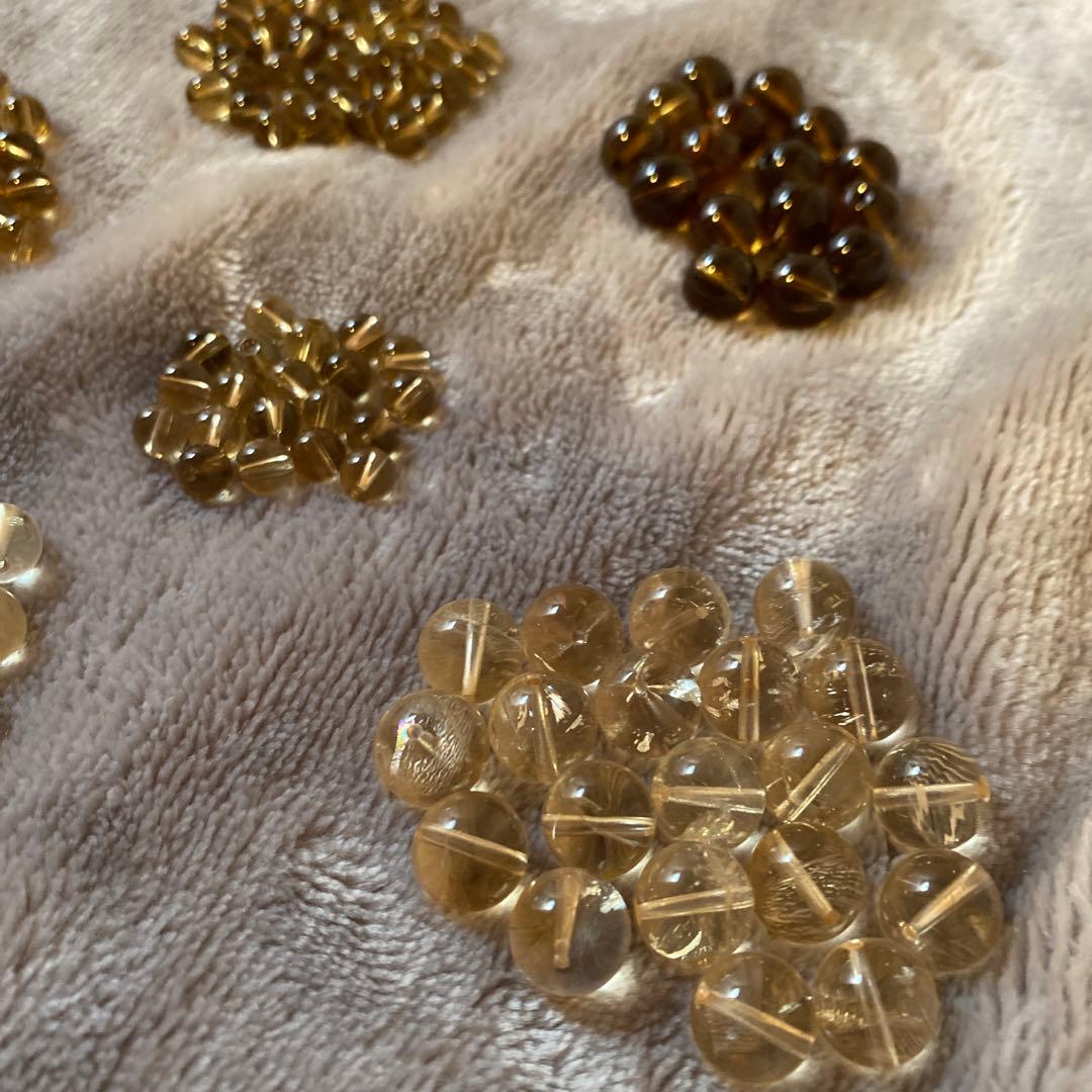 天然石⭐️高級シトリン⭐️アクセサリー素材サイズいろいろ