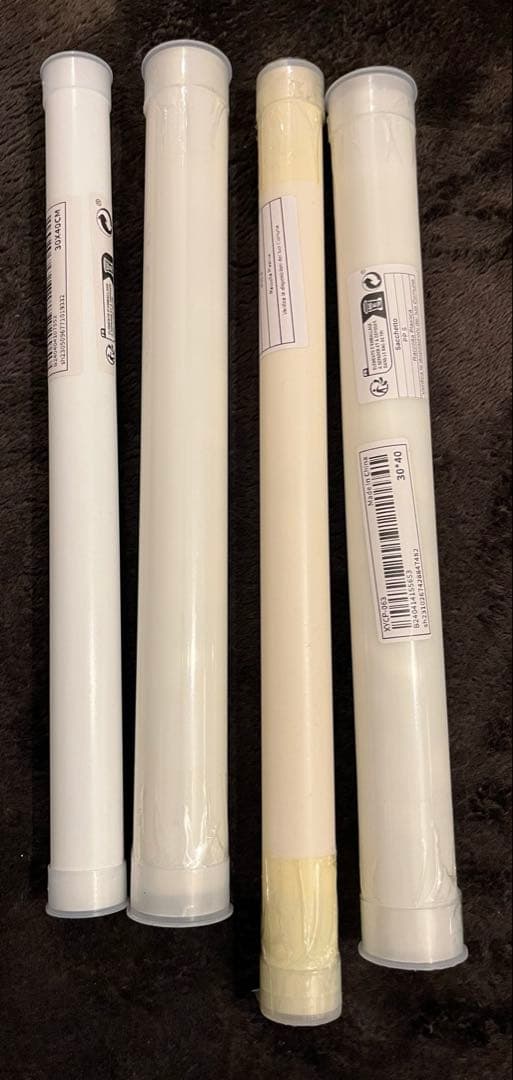 モノクロ ファッションアートポスター A3サイズ 4点セット　コットンキャンバス