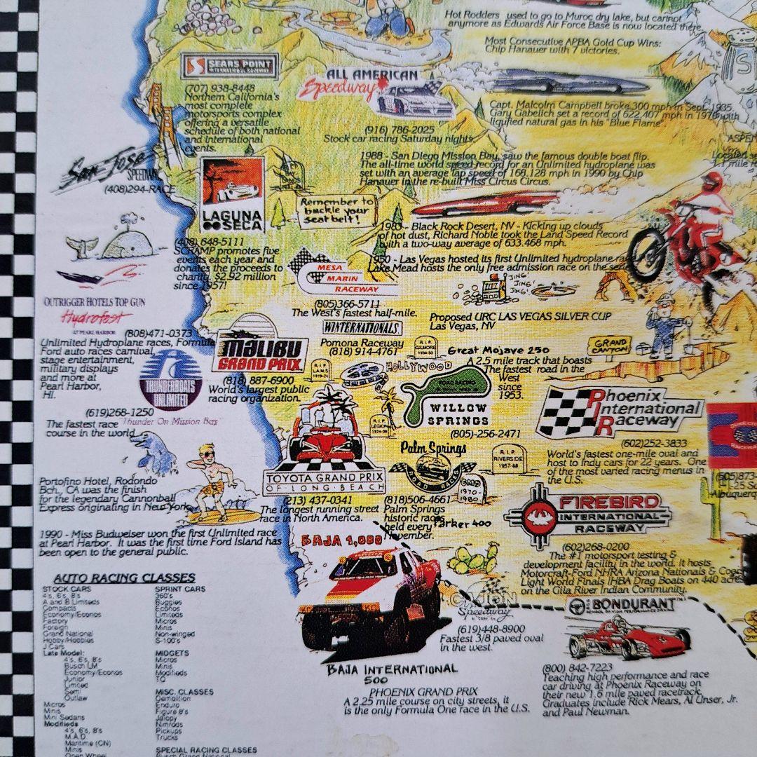 レア 1987–1994 USA Raceways 1000P ジグソーパズル