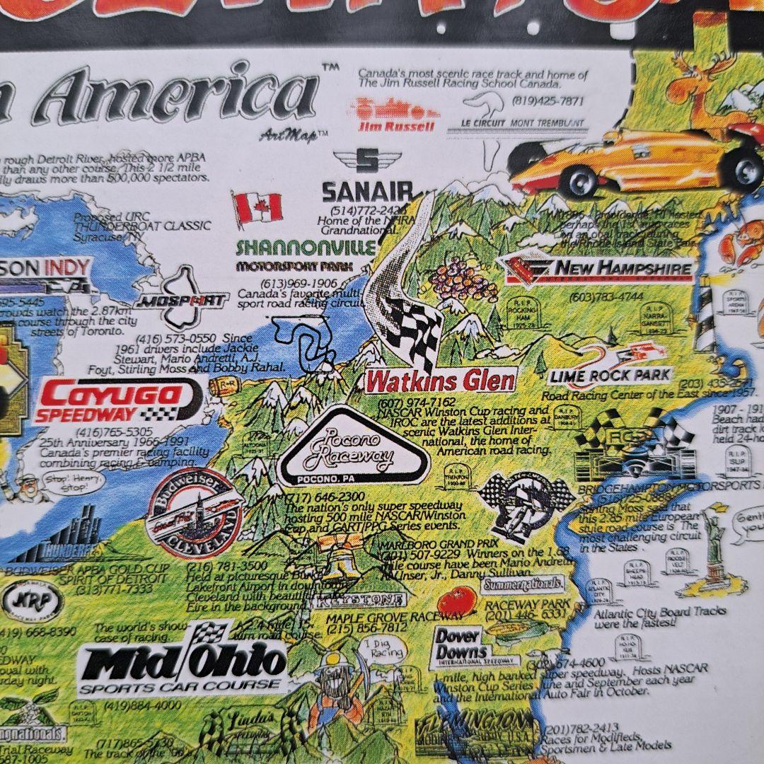 レア 1987–1994 USA Raceways 1000P ジグソーパズル