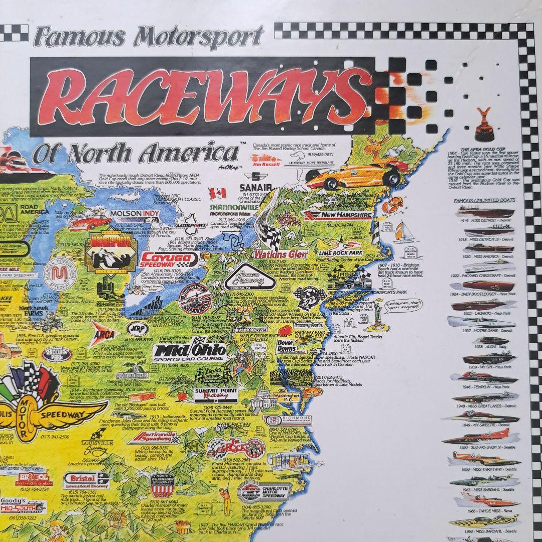 レア 1987–1994 USA Raceways 1000P ジグソーパズル