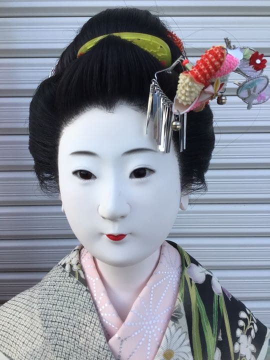★創作/人形作家 ・日本人形・特大145cm『美人舞妓』左側1体・購入150万円