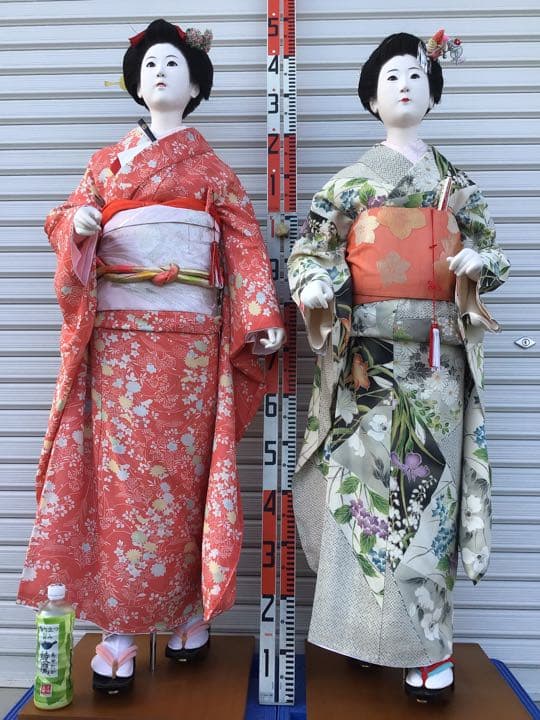 ★創作/人形作家 ・日本人形・特大145cm『美人舞妓』左側1体・購入150万円