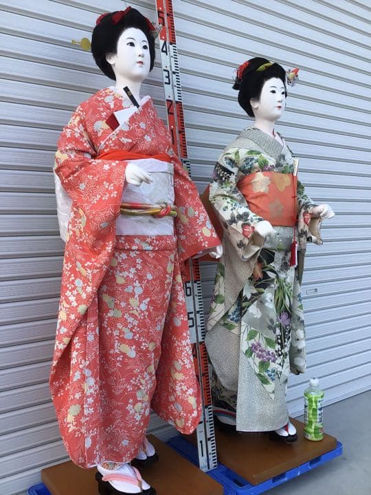 ★創作/人形作家 ・日本人形・特大145cm『美人舞妓』左側1体・購入150万円