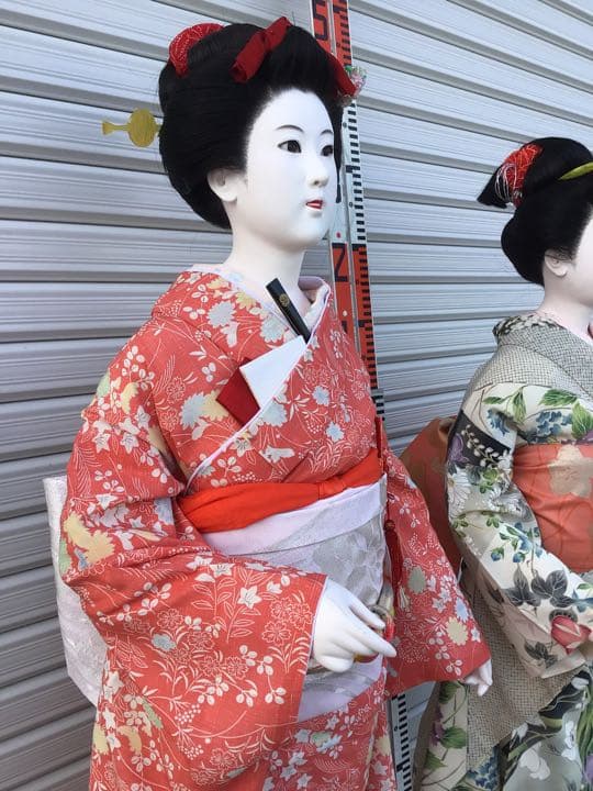 ★創作/人形作家 ・日本人形・特大145cm『美人舞妓』左側1体・購入150万円
