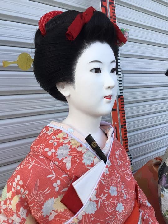 ★創作/人形作家 ・日本人形・特大145cm『美人舞妓』左側1体・購入150万円