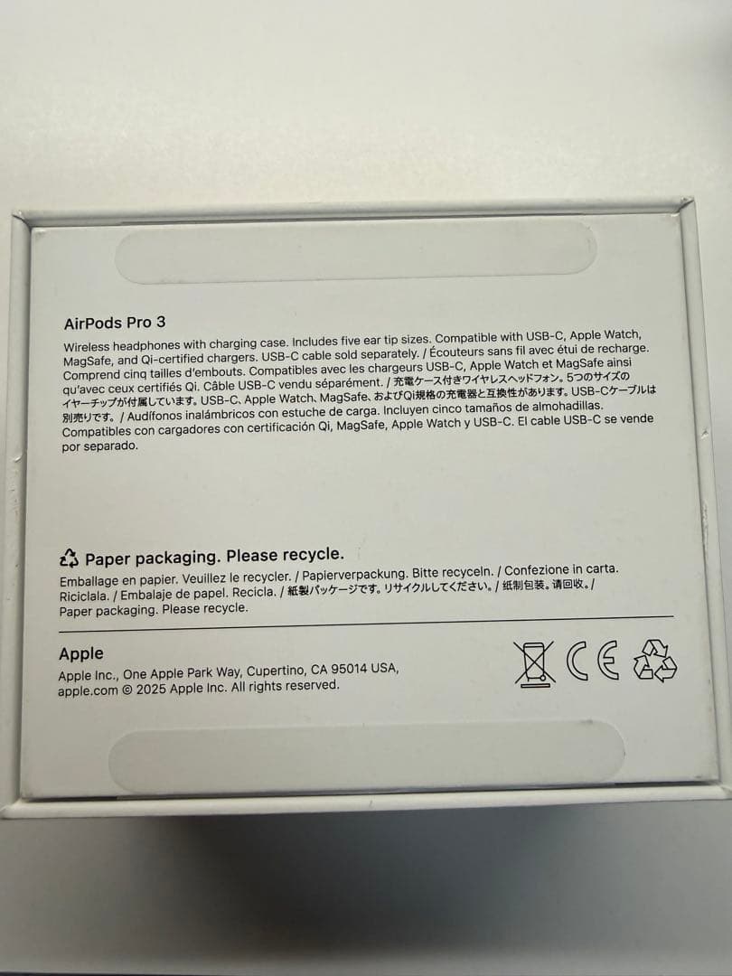 a*a様 AirPods Pro3 本体