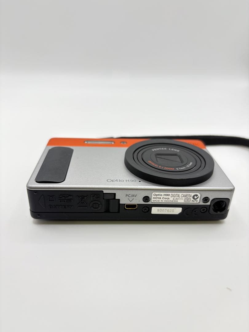 PENTAX Optio H90 コンパクトデジタルカメラ オレンジ