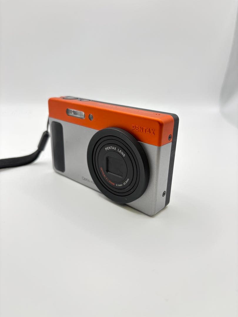 PENTAX Optio H90 コンパクトデジタルカメラ オレンジ
