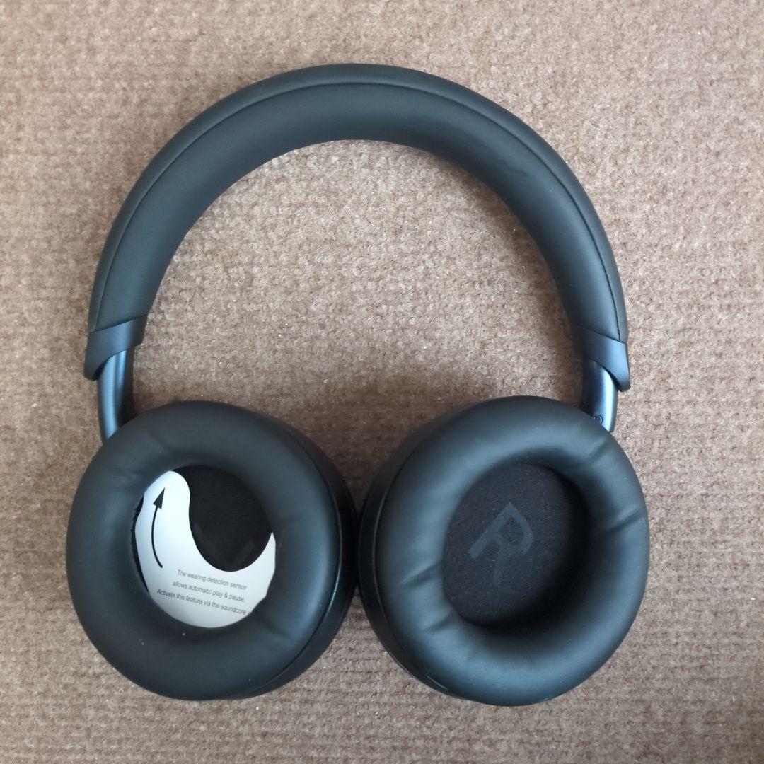 【美品】Soundcore Space One ワイヤレスヘッドホン - 黒