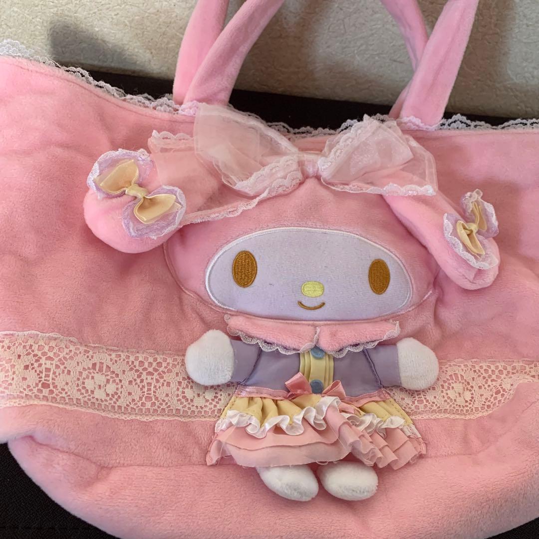 ‼️激レア‼️ マイメロディ マスコット トートバッグ リボン ぬいぐるみ