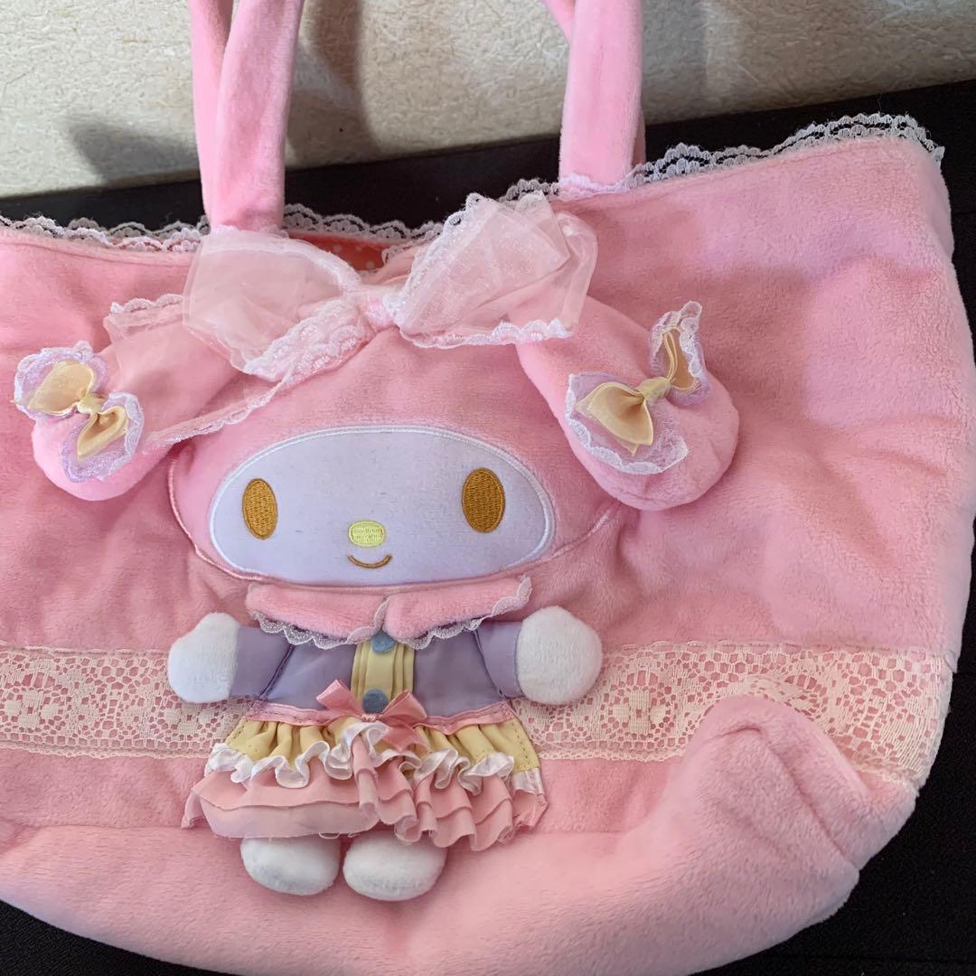 ‼️激レア‼️ マイメロディ マスコット トートバッグ リボン ぬいぐるみ