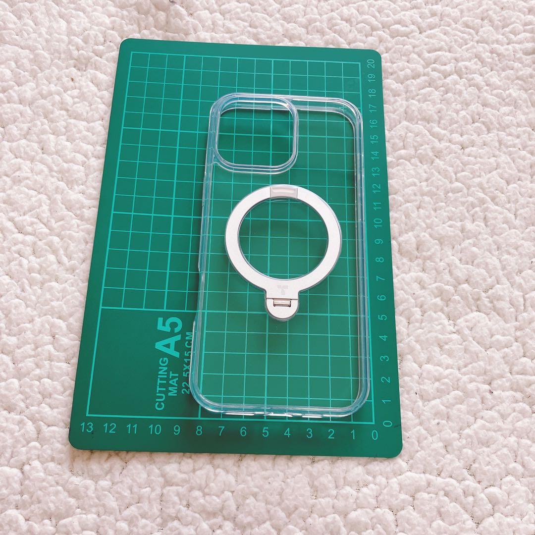 iPhone 16 Pro Max ケース 縦横両対応 リング マグネット搭載