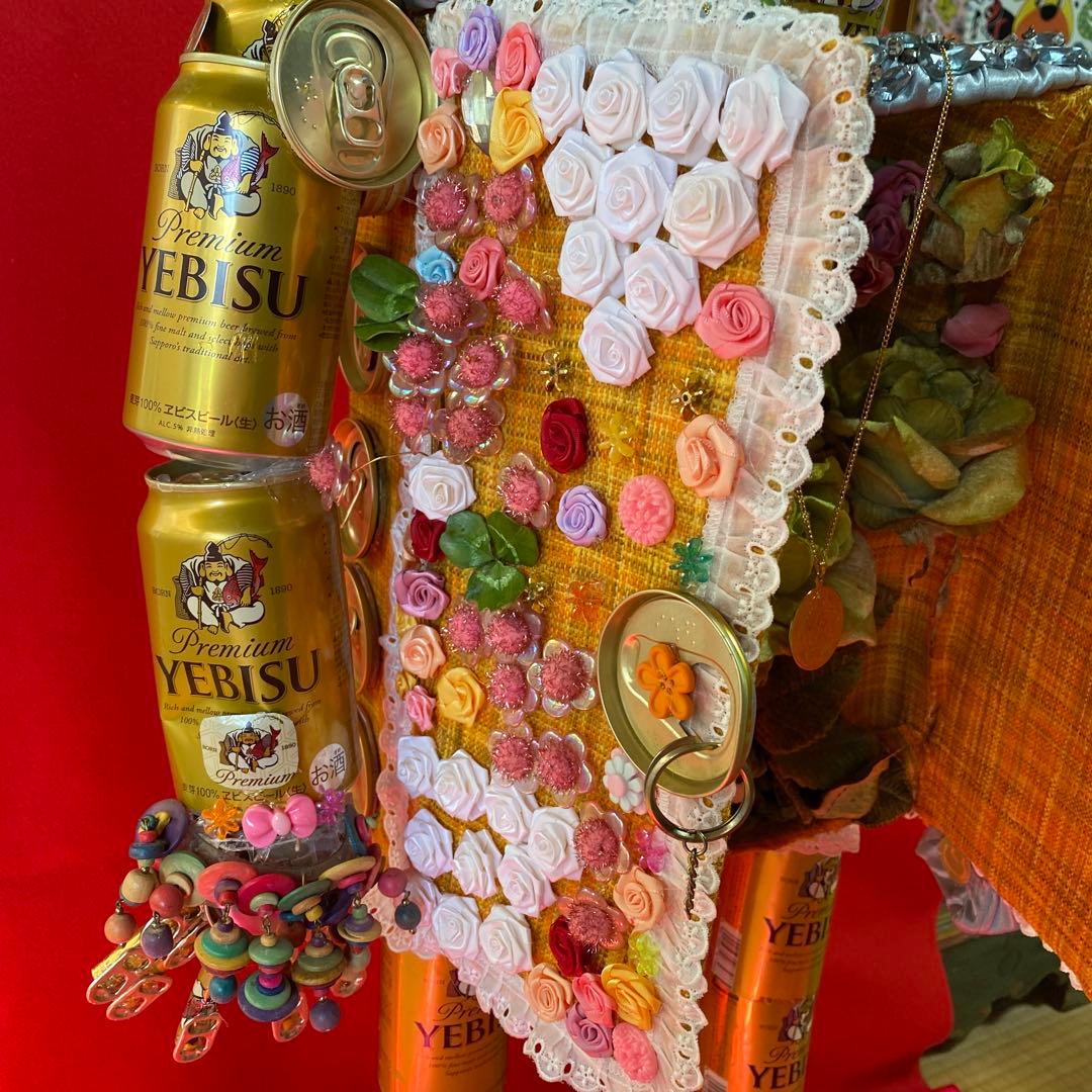 エビスビール缶、ロボット、ハンドメイド。
