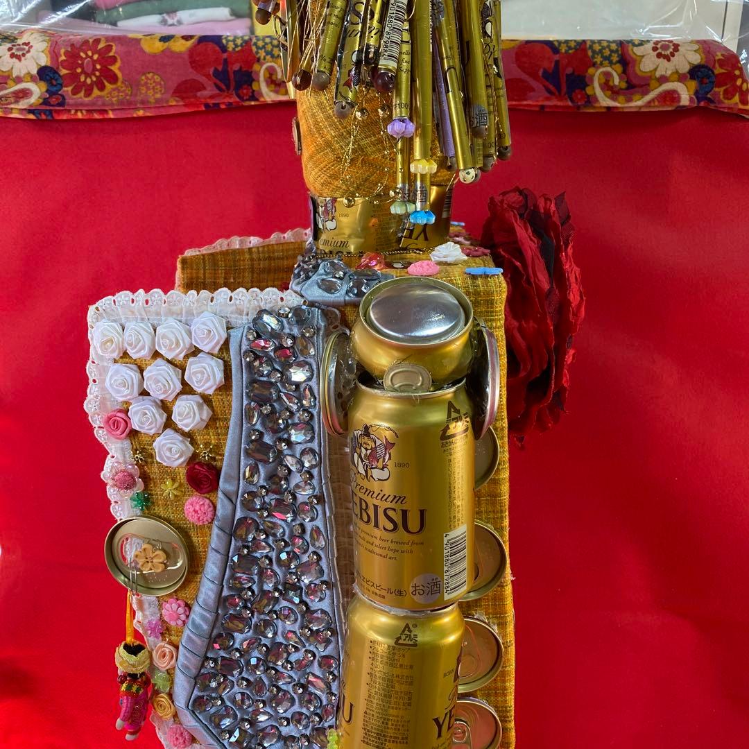 エビスビール缶、ロボット、ハンドメイド。