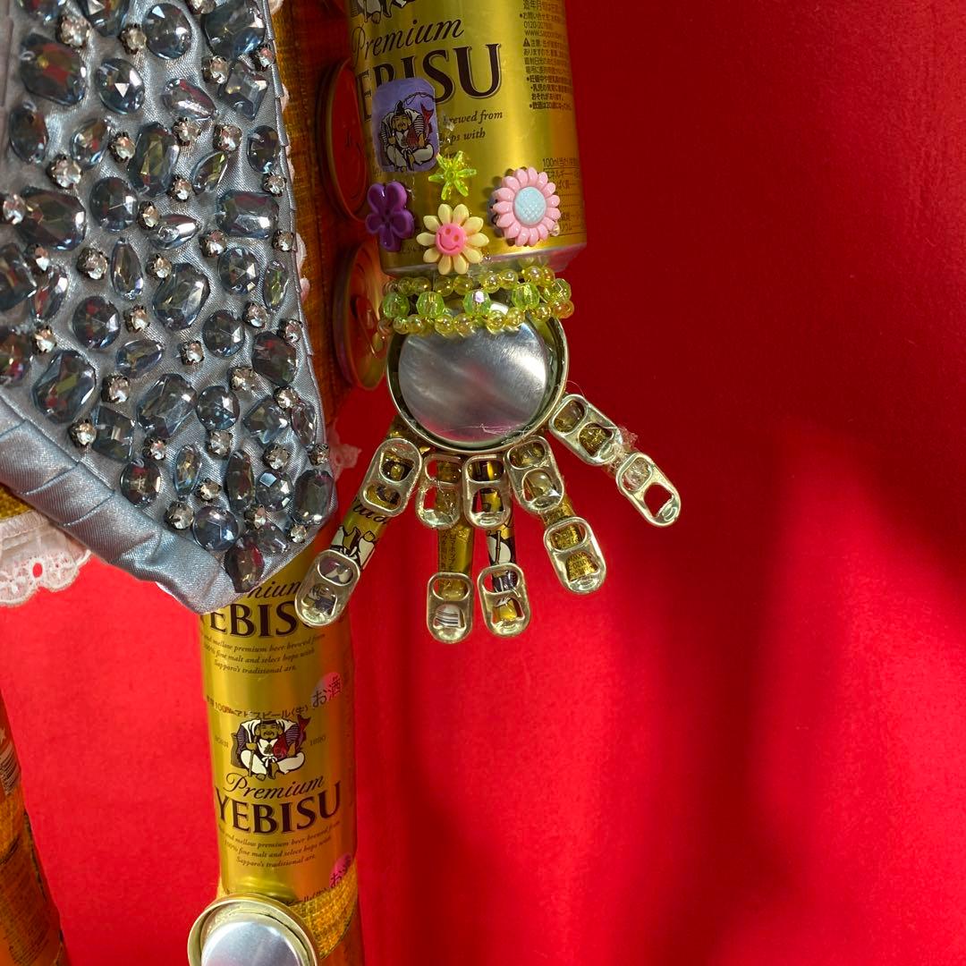 エビスビール缶、ロボット、ハンドメイド。