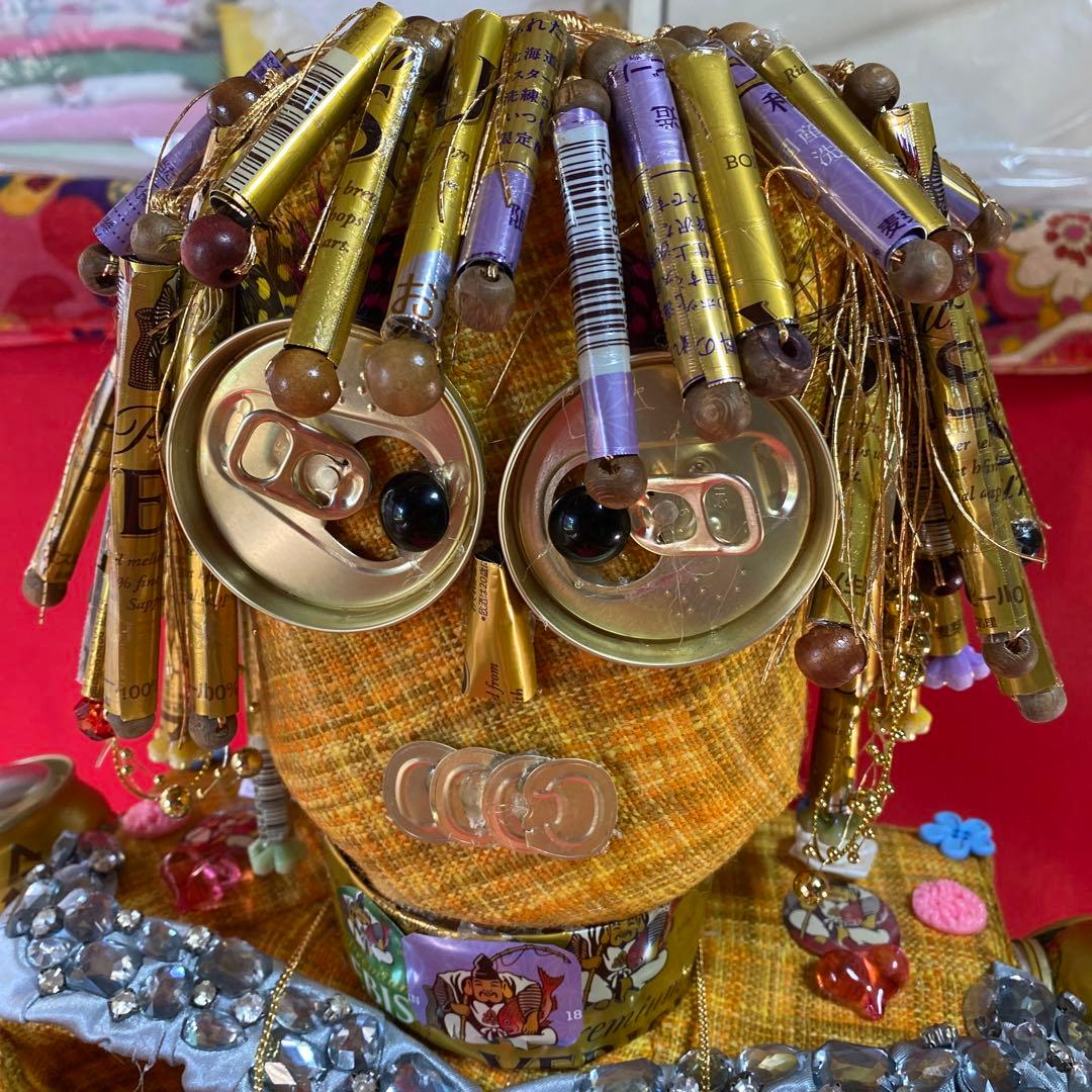 エビスビール缶、ロボット、ハンドメイド。