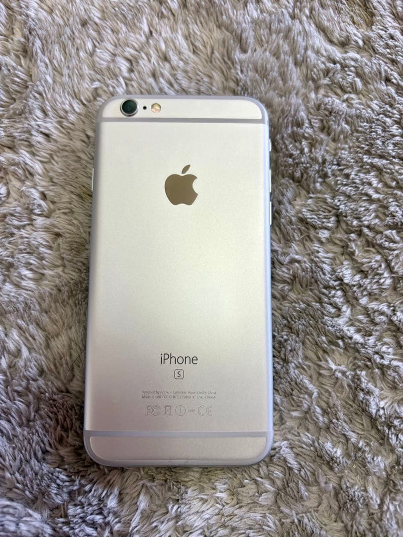 【美品】iPhone 6s 本体 128GB シルバー バッテリー100%