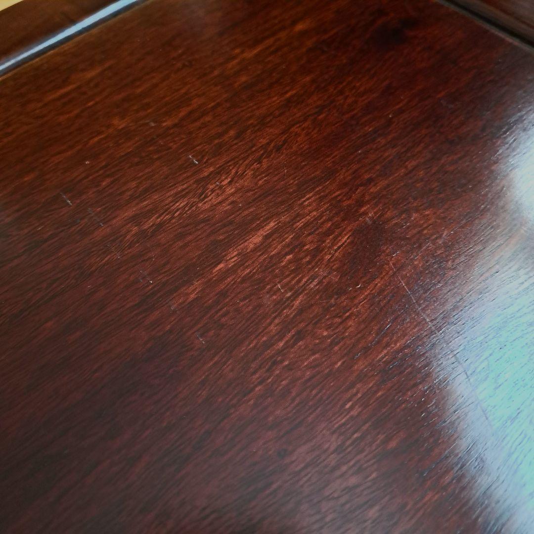 花台　木製　透かし彫り　唐草　飾り台　敷台　香炉台　盆栽台