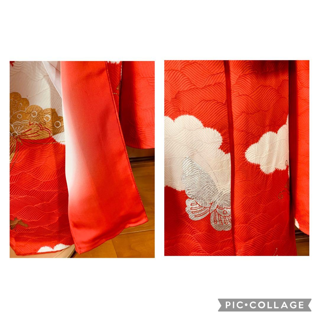 七五三　7歳の女の子のお支度クリスマスハーフ成人式へ華やかに着回せるお着物セット