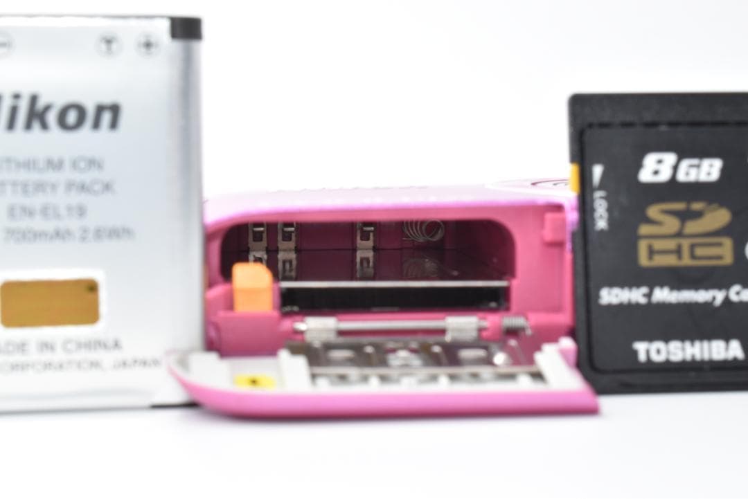 ニコン Nikon COOLPIX S3700 ピンク スマホ転送可