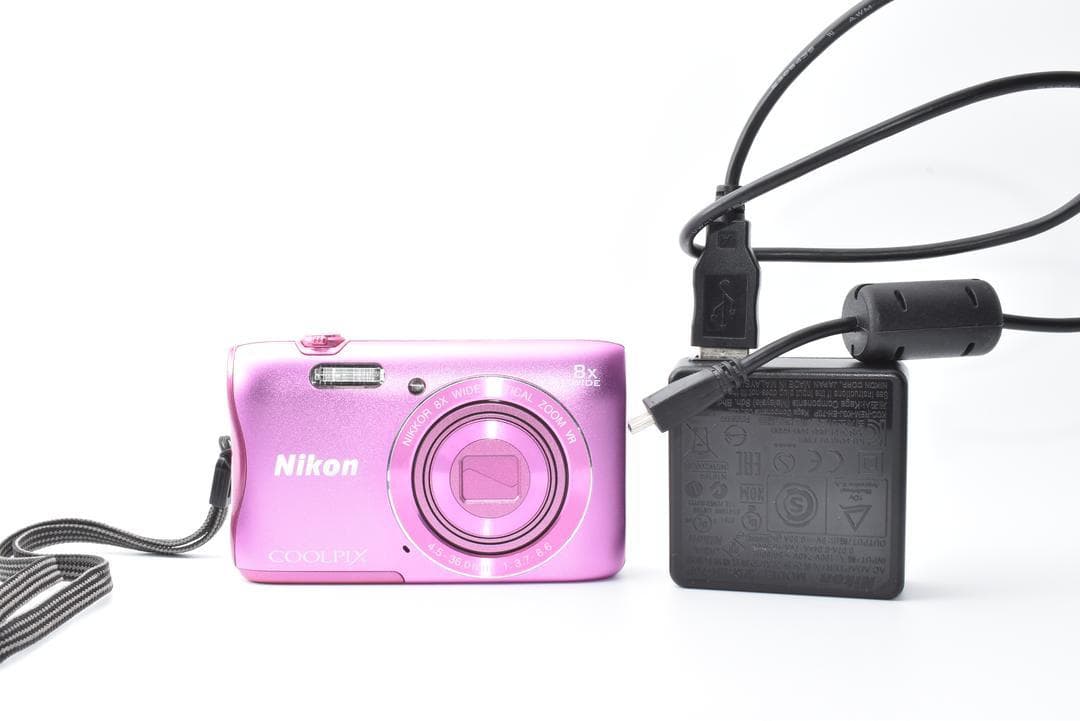 ニコン Nikon COOLPIX S3700 ピンク スマホ転送可