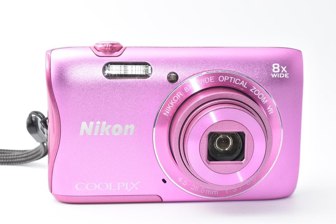 ニコン Nikon COOLPIX S3700 ピンク スマホ転送可