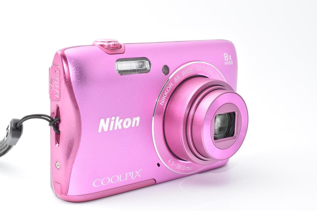 ニコン Nikon COOLPIX S3700 ピンク スマホ転送可