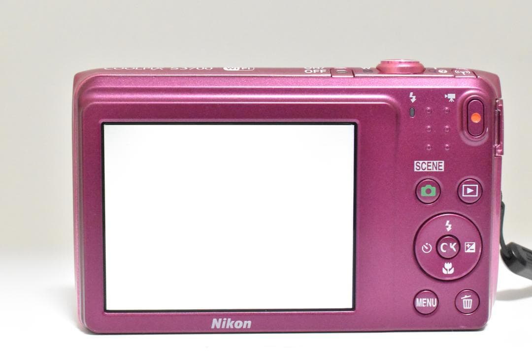 ニコン Nikon COOLPIX S3700 ピンク スマホ転送可