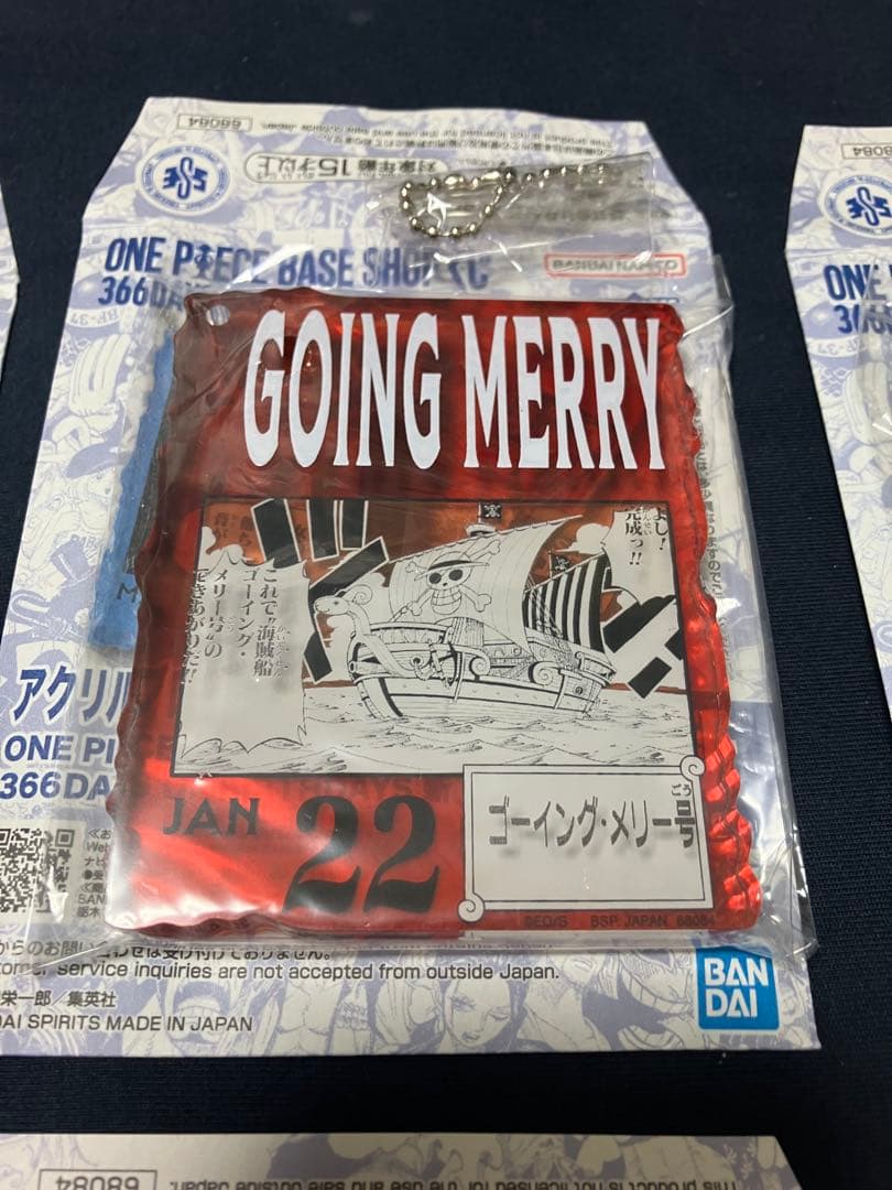 ONE PIECE BASE SHOP アクリルブロック　ゴーイングメリー号 他