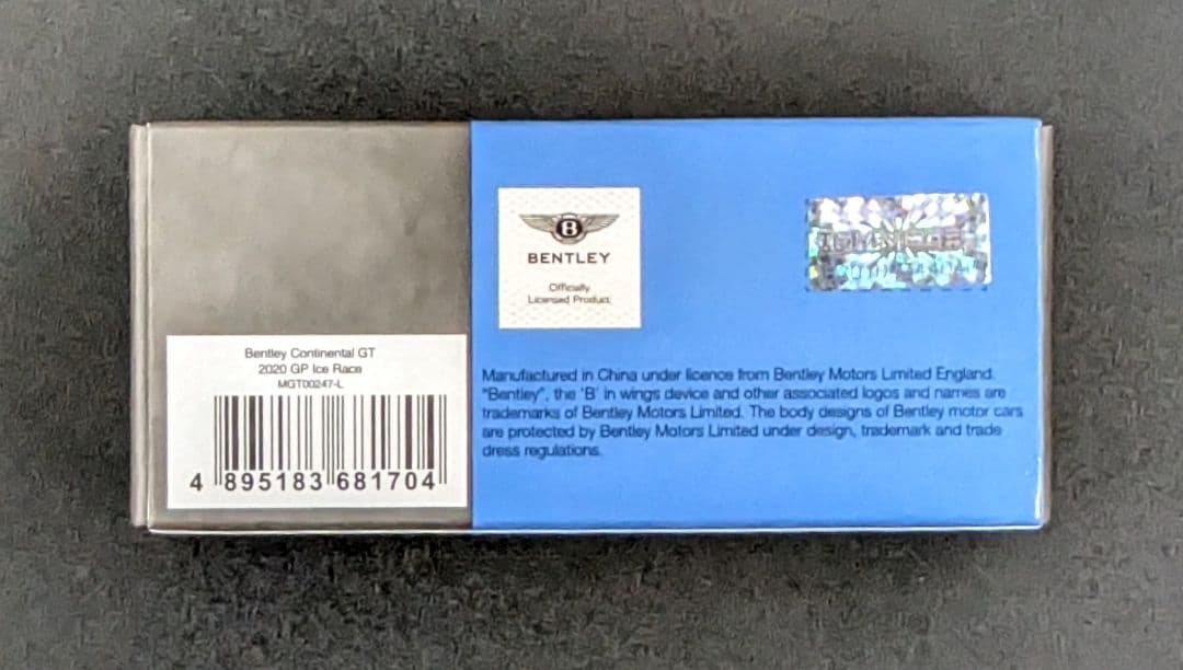 ミニカー MINI GT Bentley Continental GT 2020 GP