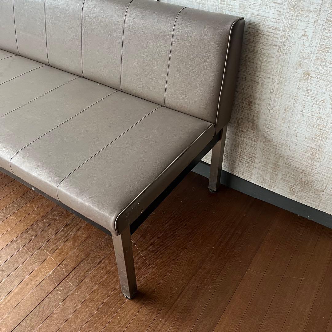 【アンティーク】コクヨ KOKUYO 4人掛け ロビーチェア 待合椅子 古家具