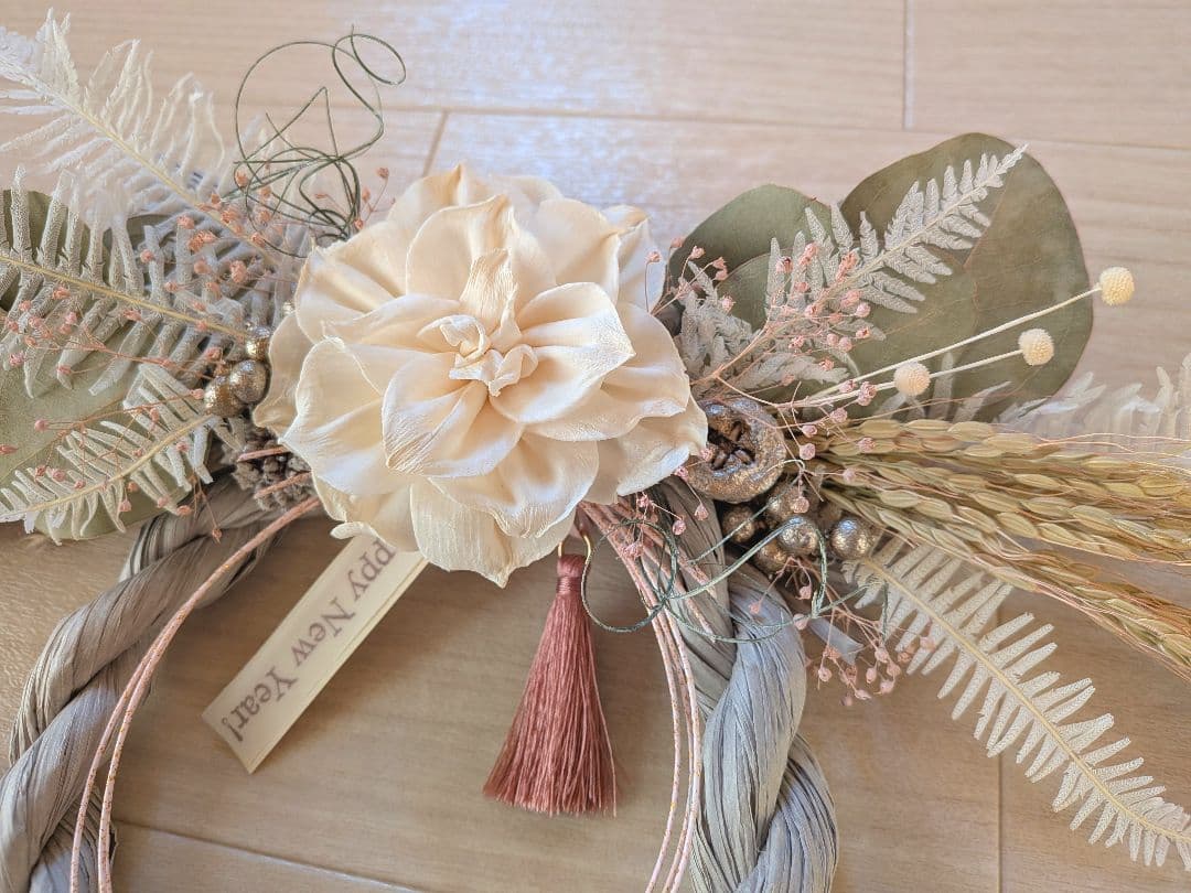 2026年 しめ縄飾り しめ縄リース 開運 1点飾り