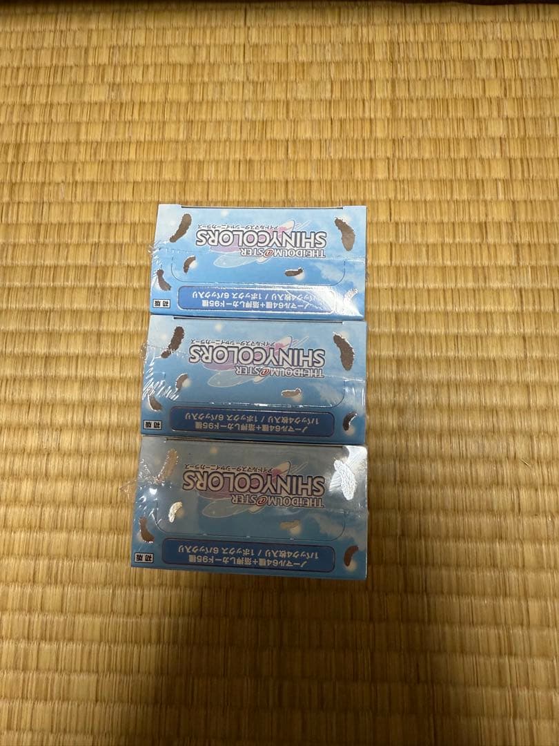 ヴァイスシュヴァルツ アイドルマスター　シャイニーカラーズ　3BOX 未開封